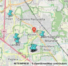 Mappa Via Giuseppe Verdi, 21042 Caronno Pertusella VA, Italia (2.20818)