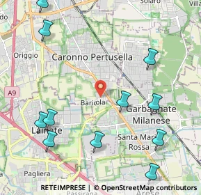 Mappa Via Giuseppe Verdi, 21042 Caronno Pertusella VA, Italia (2.8)