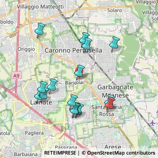 Mappa Via Giuseppe Verdi, 21042 Caronno Pertusella VA, Italia (2.05067)
