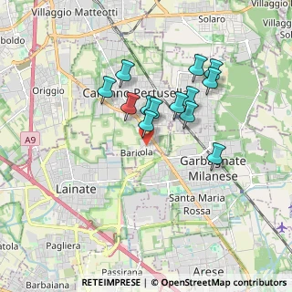 Mappa Via Giuseppe Verdi, 21042 Caronno Pertusella VA, Italia (1.45385)