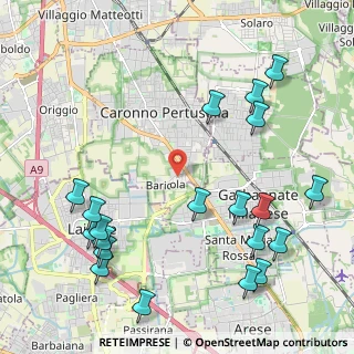Mappa Via Giuseppe Verdi, 21042 Caronno Pertusella VA, Italia (2.666)