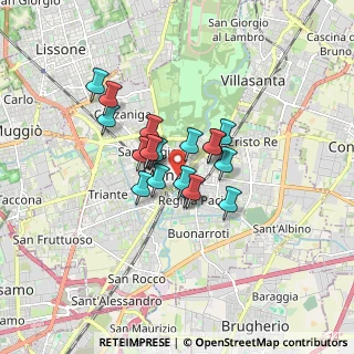 Mappa Via Passerella dei mercati, 20900 Monza MB, Italia (1.11737)