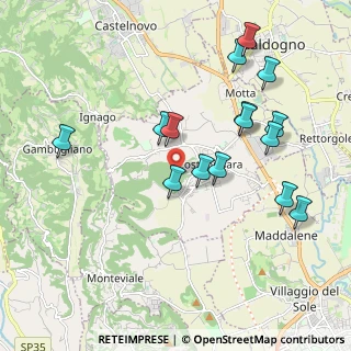 Mappa Strada delle Pignare, 36030 Costabissara VI, Italia (1.99933)