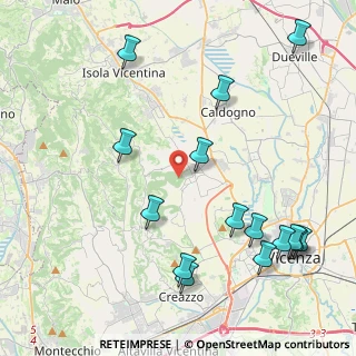 Mappa Strada delle Pignare, 36030 Costabissara VI, Italia (5.112)