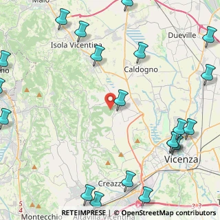 Mappa Strada delle Pignare, 36030 Costabissara VI, Italia (6.613)
