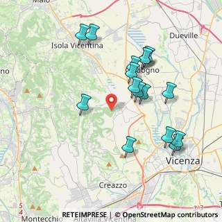 Mappa Strada delle Pignare, 36030 Costabissara VI, Italia (3.85313)
