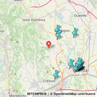 Mappa Strada delle Pignare, 36030 Costabissara VI, Italia (5.69467)