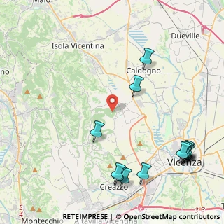 Mappa Strada delle Pignare, 36030 Costabissara VI, Italia (5.52692)