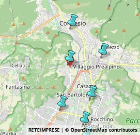 Mappa Via 8 Marzo, 25060 Collebeato BS, Italia (3.36154)