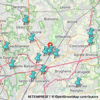 Mappa Piazza Trento e Trieste, 20052 Monza MB, Italia (4.98615)
