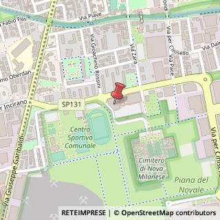Mappa Via Giacomo Brodolini, 8, 20834 Nova Milanese, Monza e Brianza (Lombardia)