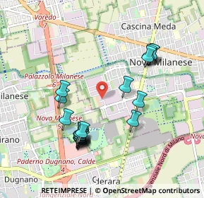 Mappa Via Lazzaro Spallanzani, 20834 Nova milanese MB, Italia (0.95)