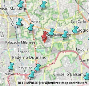 Mappa Via Lazzaro Spallanzani, 20834 Nova milanese MB, Italia (2.78929)