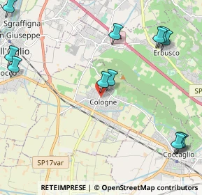 Mappa Via Repubblica, 25033 Cologne BS, Italia (2.93692)
