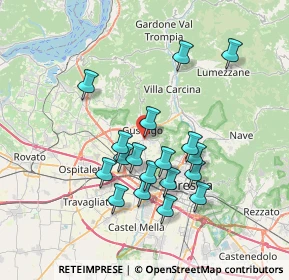 Mappa Via Santa Croce, 25064 Gussago BS, Italia (6.49056)