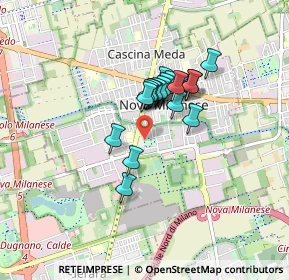 Mappa Via Palmiro Togliatti, 20834 Nova Milanese MB, Italia (0.582)