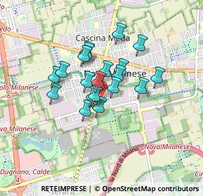 Mappa Via Palmiro Togliatti, 20834 Nova Milanese MB, Italia (0.6035)