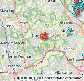Mappa Via Palmiro Togliatti, 20834 Nova Milanese MB, Italia (3.75429)