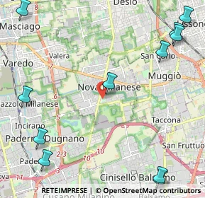 Mappa Via Palmiro Togliatti, 20834 Nova Milanese MB, Italia (3.22818)