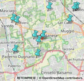 Mappa Via Palmiro Togliatti, 20834 Nova Milanese MB, Italia (2.33909)