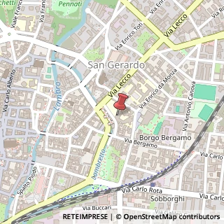 Mappa Via Pesa del Lino, 1, 20900 Monza, Monza e Brianza (Lombardia)