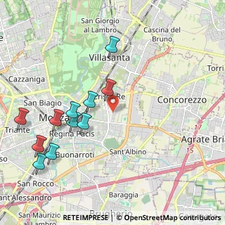 Mappa Via Amedeo Modigliani, 20900 Monza MB, Italia (2.25909)