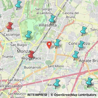 Mappa Via Amedeo Modigliani, 20900 Monza MB, Italia (3.01667)