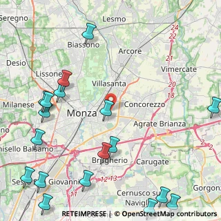 Mappa Via Amedeo Modigliani, 20900 Monza MB, Italia (6.50684)