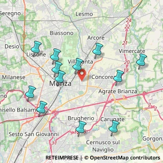 Mappa Via Amedeo Modigliani, 20900 Monza MB, Italia (4.36917)