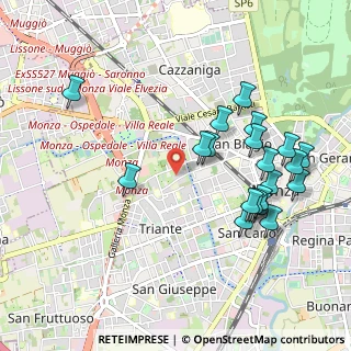 Mappa Via Adigrat, 20900 Monza MB, Italia (1.0545)