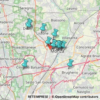 Mappa Via Adigrat, 20900 Monza MB, Italia (2.55692)