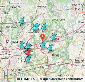 Mappa Piazza Libertà, 20873 Cavenago di Brianza MB, Italia (6.36615)