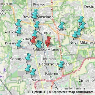 Mappa Via San Martino, 20032 Paderno Dugnano MI (2.3)