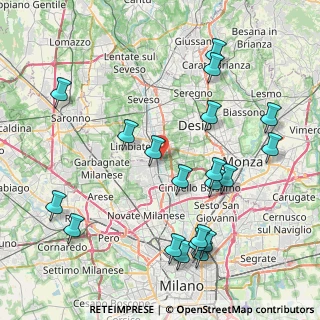 Mappa Via San Martino, 20032 Paderno Dugnano MI (9.4175)