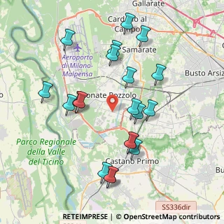 Mappa Piazza Asilo, 21015 Lonate Pozzolo VA, Italia (3.958)