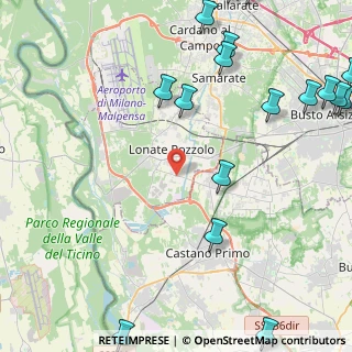 Mappa Piazza Asilo, 21015 Lonate Pozzolo VA, Italia (7.0695)