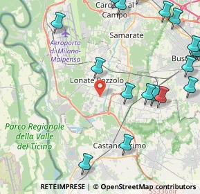Mappa Piazza Asilo, 21015 Lonate Pozzolo VA, Italia (6.0295)