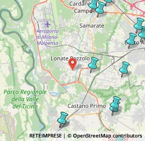 Mappa Piazza Asilo, 21015 Lonate Pozzolo VA, Italia (7.211)