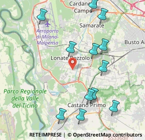 Mappa Piazza Asilo, 21015 Lonate Pozzolo VA, Italia (4.57417)