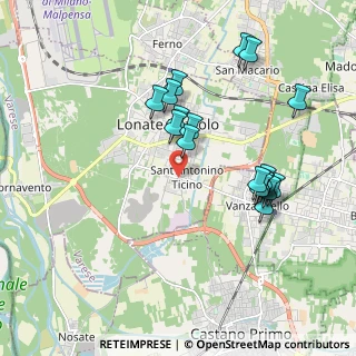 Mappa Piazza Asilo, 21015 Lonate Pozzolo VA, Italia (1.85444)
