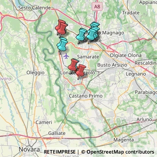 Mappa Piazza Asilo, 21015 Lonate Pozzolo VA, Italia (7.38789)