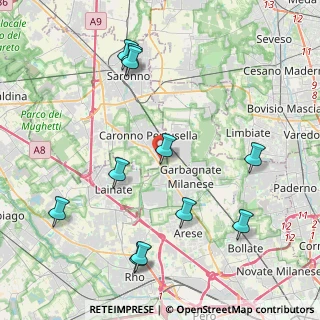 Mappa Via Rovigo, 21042 Caronno Pertusella VA, Italia (4.71818)