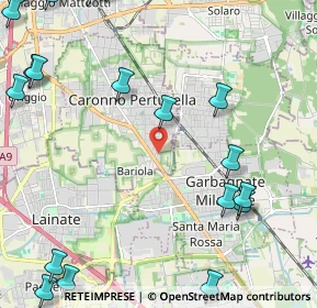 Mappa Via Rovigo, 21042 Caronno Pertusella VA, Italia (3.29053)