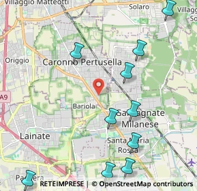 Mappa Via Rovigo, 21042 Caronno Pertusella VA, Italia (2.71182)