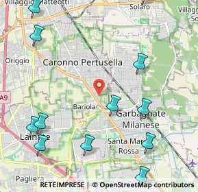Mappa Via Rovigo, 21042 Caronno Pertusella VA, Italia (2.85083)