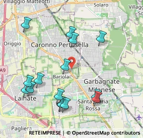 Mappa Via Rovigo, 21042 Caronno Pertusella VA, Italia (2.20267)