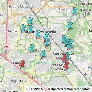 Mappa Via Rovigo, 21042 Caronno Pertusella VA, Italia (1.99111)