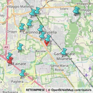 Mappa Via Rovigo, 21042 Caronno Pertusella VA, Italia (2.64)