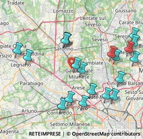 Mappa Via Rovigo, 21042 Caronno Pertusella VA, Italia (8.91)