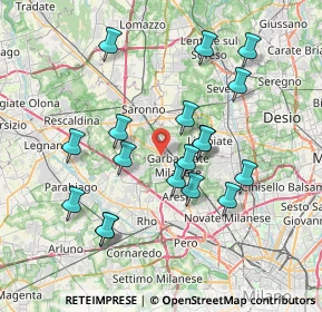 Mappa Via Rovigo, 21042 Caronno Pertusella VA, Italia (7.20389)